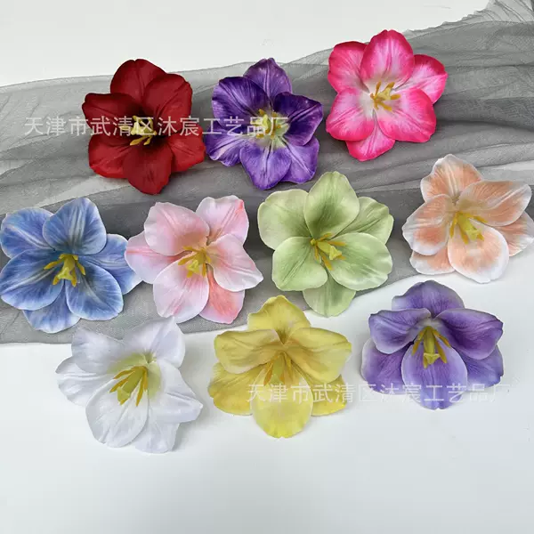 Simulated Tulip Flower Head, Fake Flower Hairpin, Hair Accessories, DIY Headdress Accessories, Flowers, Cross-Border Dropshipping
