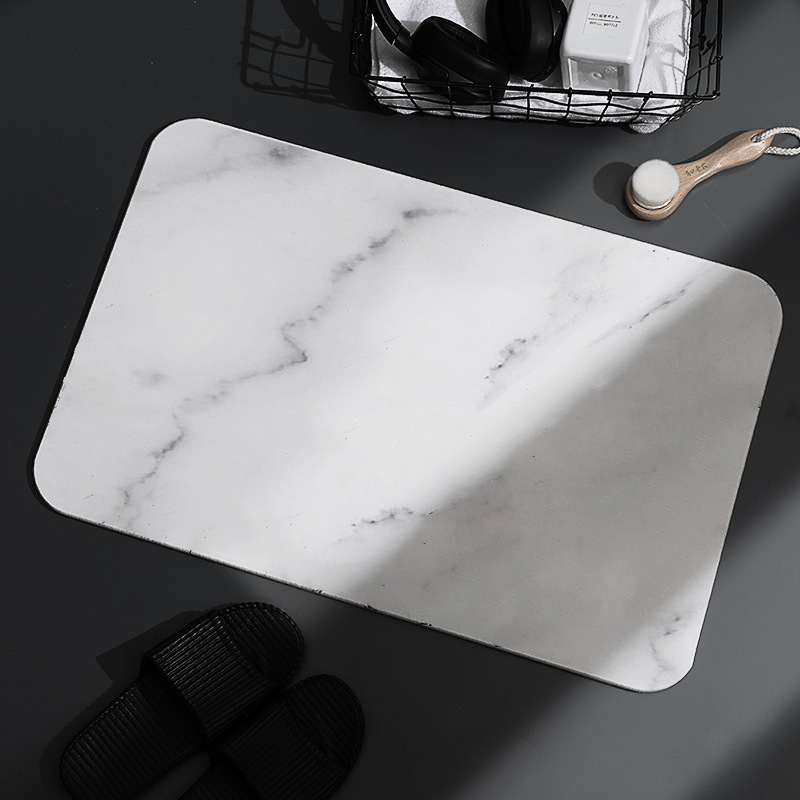 Full-color Diatomite Floor Mat Absorbent Deodorant Mildew-proof Algae Soil Foot Mat Gui Algae Soil Non-slip Mat Printable