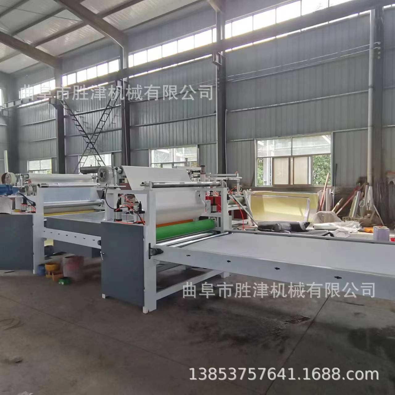 平贴机石膏板贴合机 大板二次贴面成套设备  直销厂家覆面机