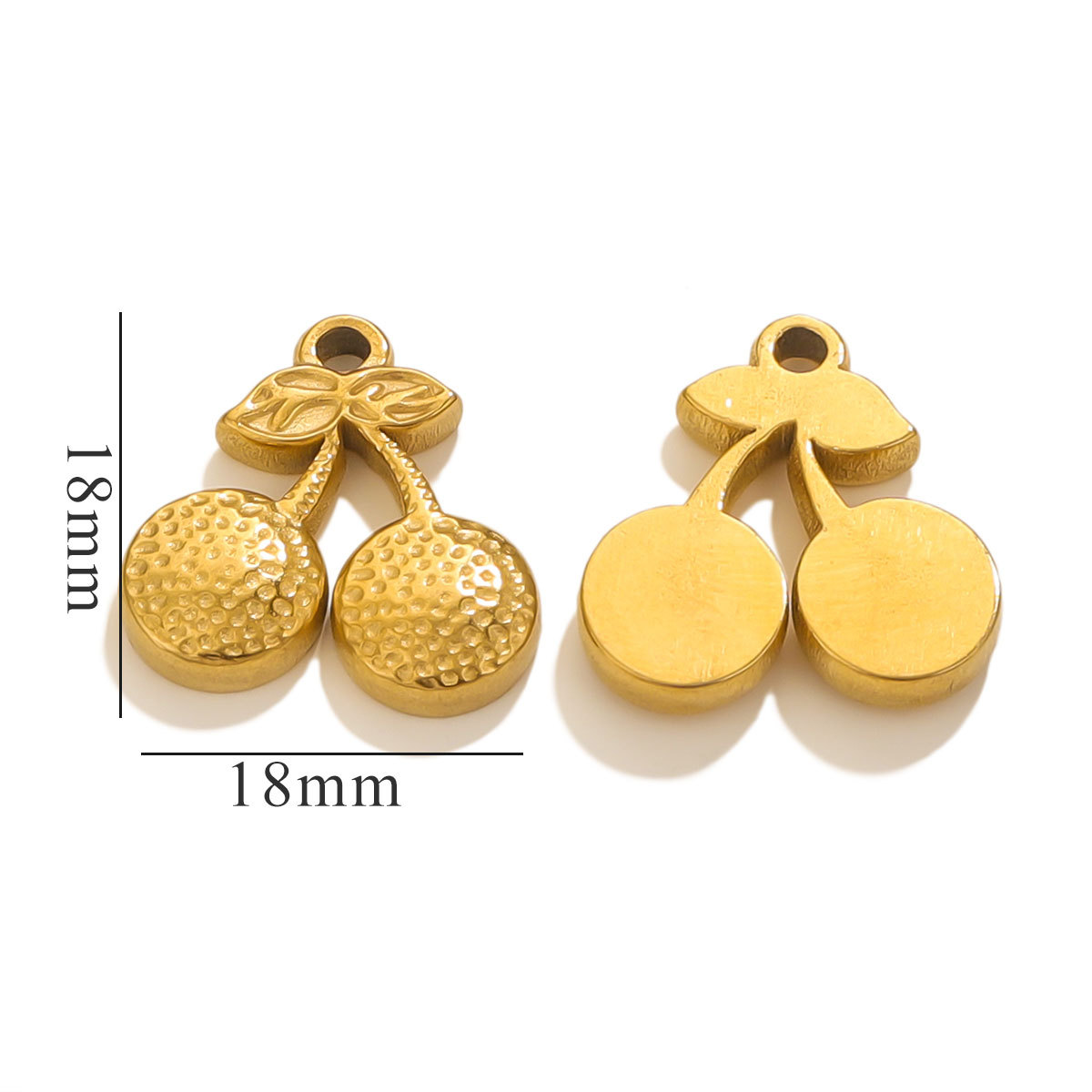 DIY hecha a mano pendientes collar colgante estereoscópico temperamento goteo de aceite cereza moda colgante material accesorios