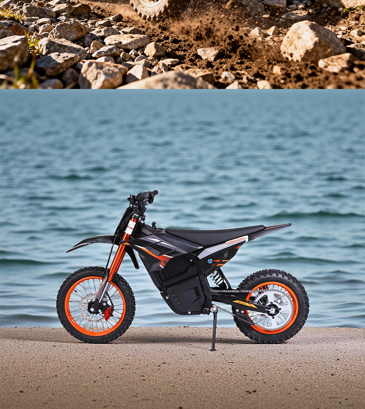 Cross-Border Overseas Warehouse Has Ready Stock of the 2026 New Model Two-Wheeled Off-Road Electric Motorcycle, High-Speed, Sporty, and Long-Range