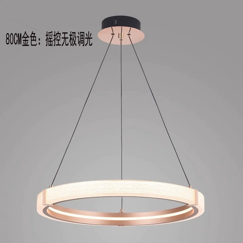 Círculo moderno de lámparas luminosas en la sala de estar, iluminación italiana, comedor, dormitorio simple, lujoso, atmósfera nórdica.