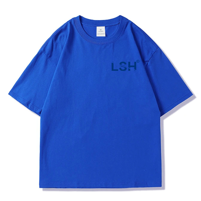 Cotton trend fashionable summer brand short sleeve T-shirt