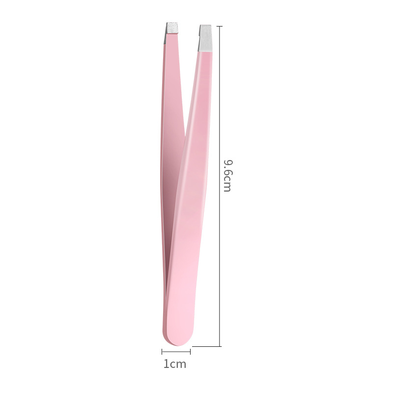 123mm pinzas de pestañas falsas sin pegamento coloridas pinzas de joyería punta herramientas de belleza de pestañas profesionales