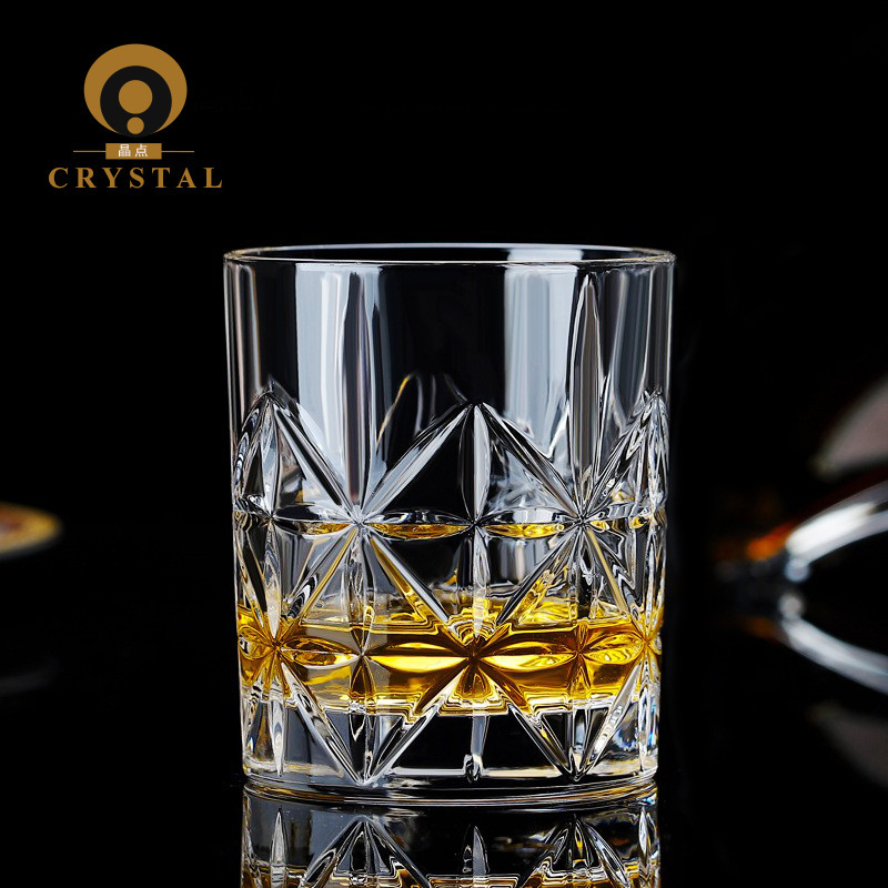 Vaso de vinos de Amazon suministro de vidrio de cristal creativo europeo Vaso de vinos de vinos de whisky de cerveza de bar