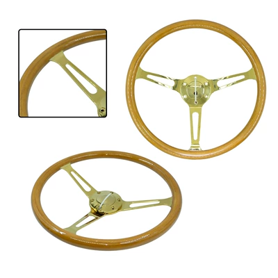 Jetta – Retro Solid Wood Steering wheel