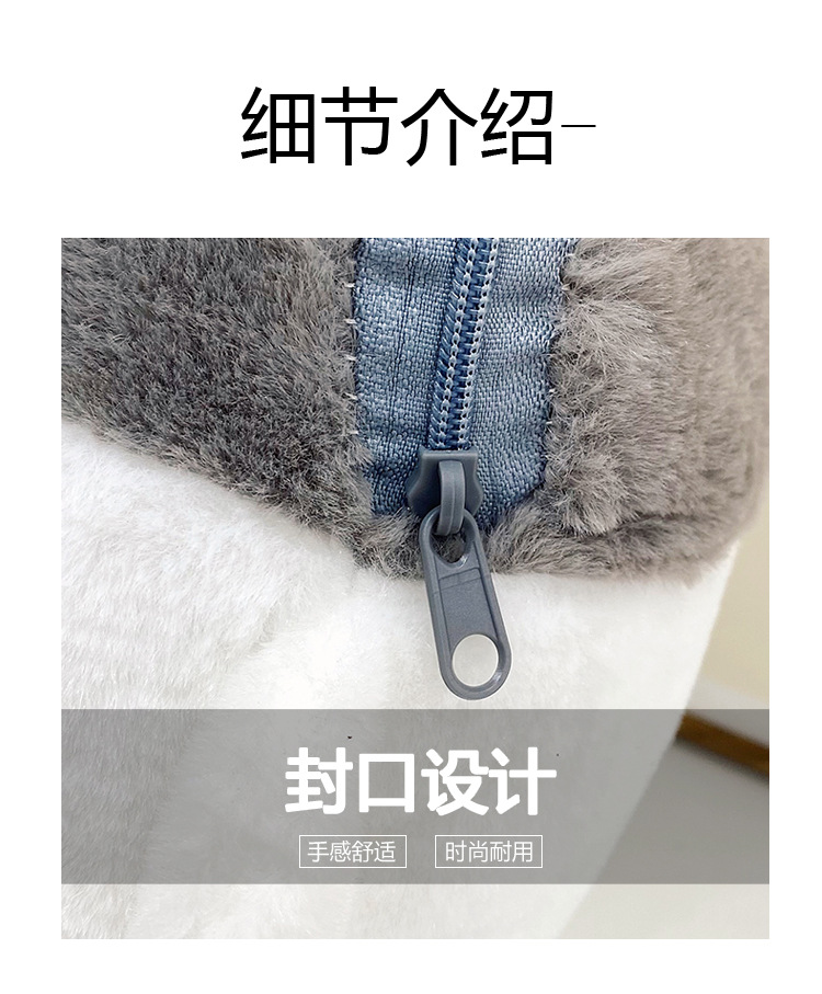 2023 Fashionable new cute cartoon children's trendy bags, plush bags, single-shoulder bags, animal bags, coin purges, and cosmetic bags undefined