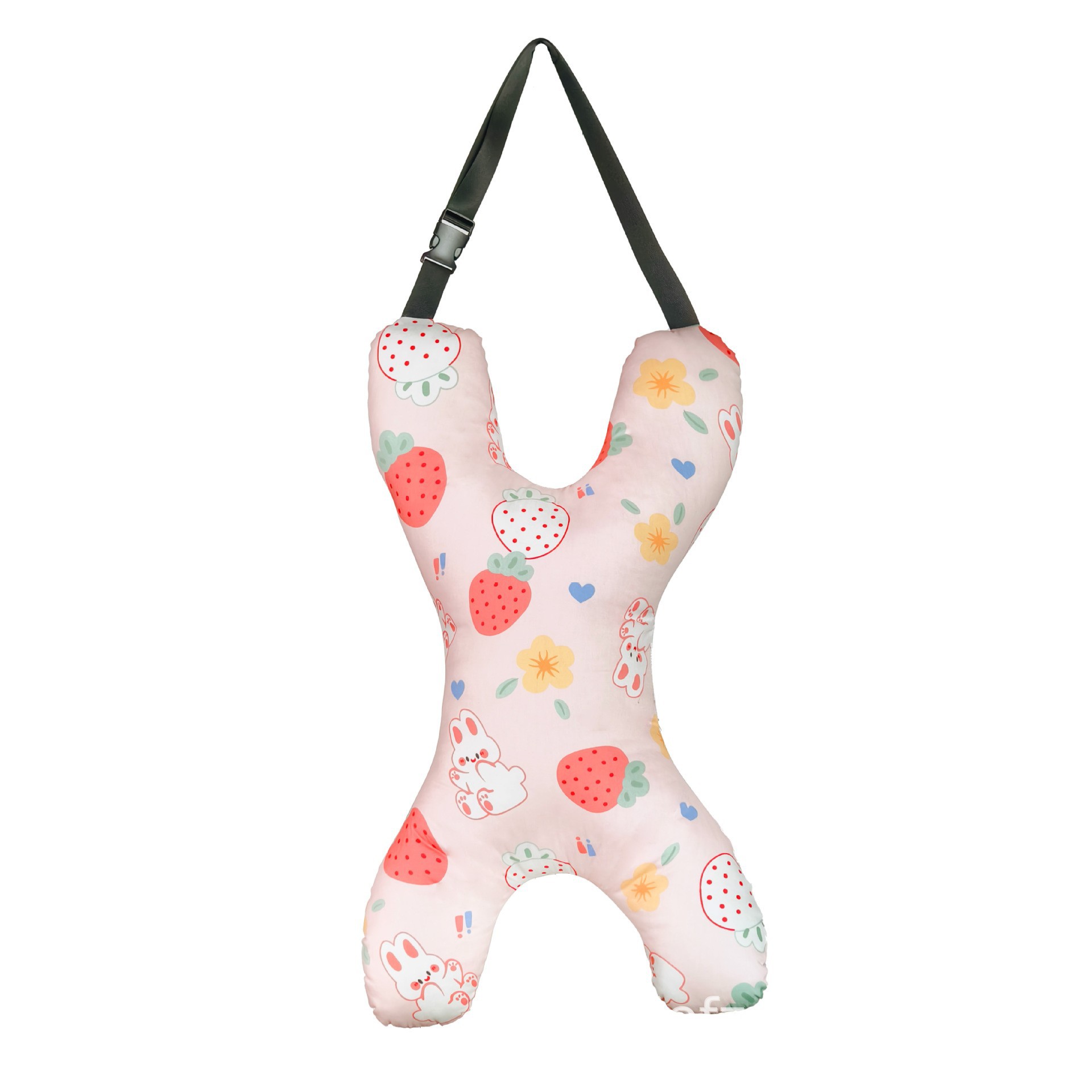 Children's Car Pillow, Car Pillow for Sleeping in the Back Seat, X-Shaped Pillow for Kids in the Car