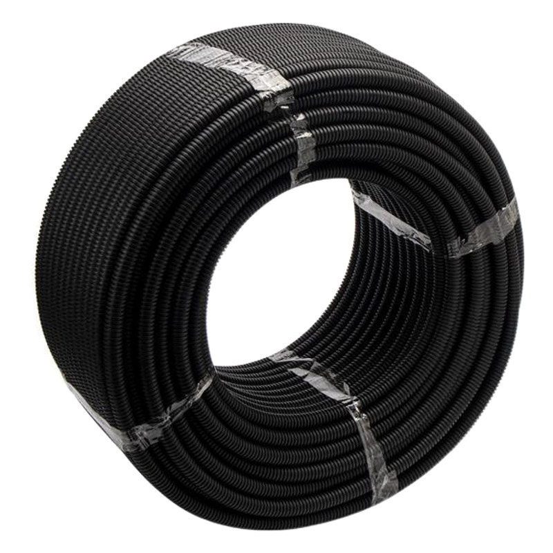 Оптовый PE/PP/PA нейлоновый резьбовой гофрированный трубный кабель проволочная оболочка нейлоновый огнестойкий пластиковый шланг