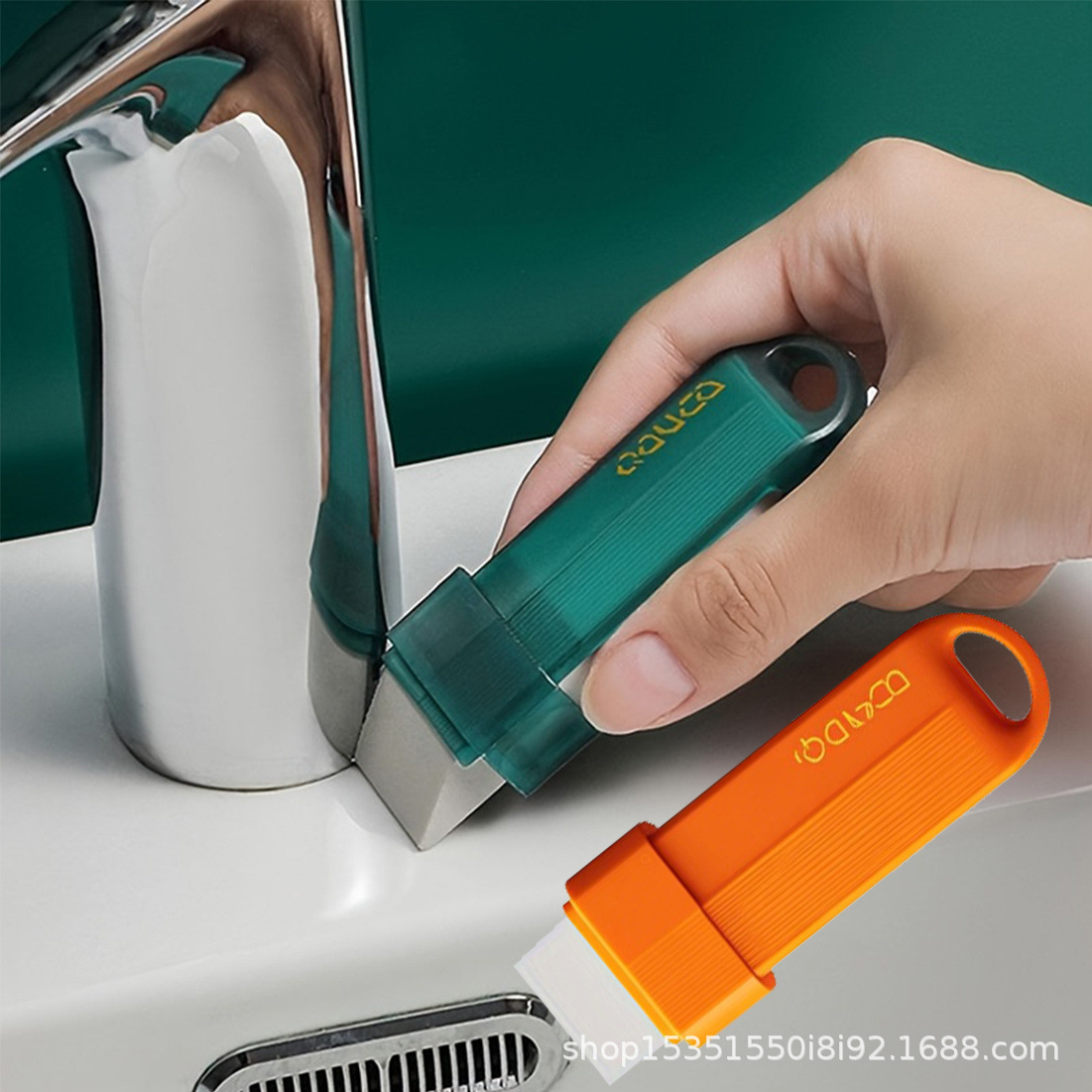 Cleaning Magic Eraser, Cleaning Brush for Pot Bottoms, Bathroom Sink Crevice Eraser, Rubber Grout Cleaner, Luxury Household Cleaning Tool