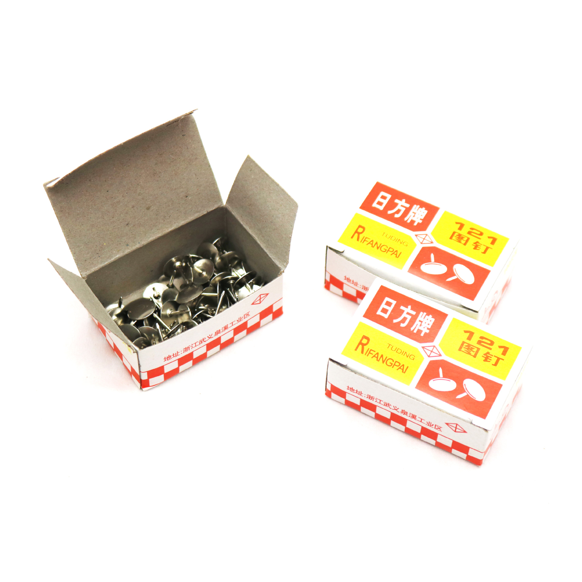 日方牌121图钉 圆帽图钉 圆头图钉金属图钉钉 圆帽图钉一小
