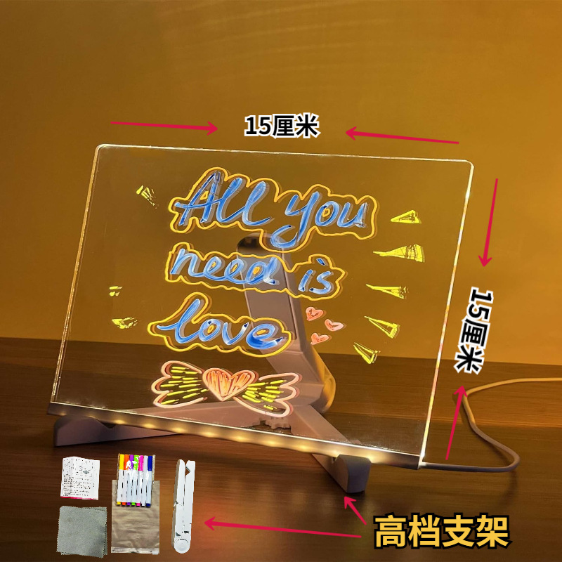 Un estilo 15*15 (7 bolígrafos con soporte ajustable)