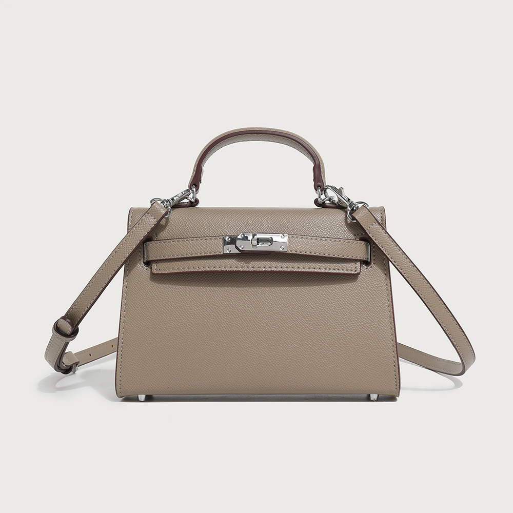 2025 nuevo bolso de pu con estampado de palma para mujer mini bolso Kelly bolso para mujer bolso de hombro bolso explosivo transfronterizo