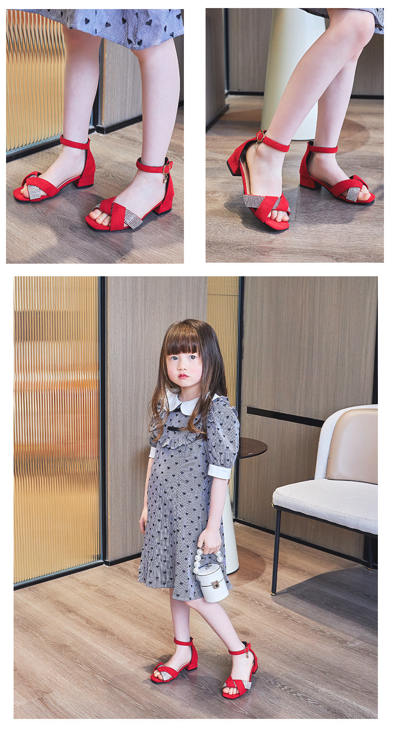 Summer Rhinestone Sandals Image 2