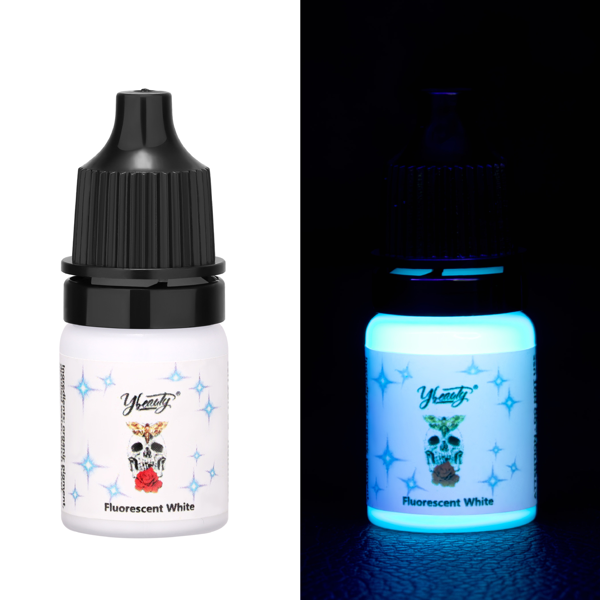 Tinta para tatuajes, pigmento de color para tatuajes 5ml/15ml, tinta fluorescente certificada por la FDA, certificación transfronteriza. image 9