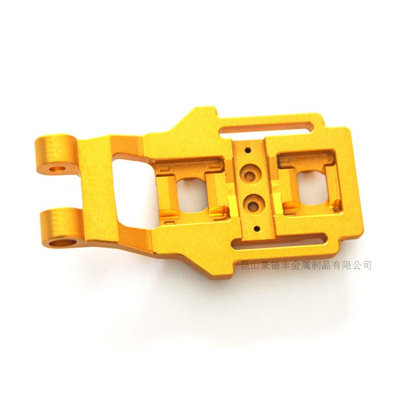 厂家一站式精密五金零件数控加工 金色铝合金医疗配件