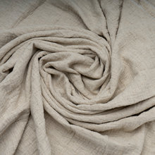 厂家直发亚麻天丝棉时尚服装加纺面料双层平纹竹节