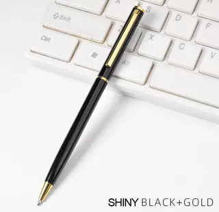 中性笔定制logo 巨能写高档仿金属0.7签字笔 广告笔 礼品水笔