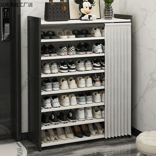 Shelf Household Shoe Rack Door Storage Simple Multi-Layer Large Capacity Shoe Cabinet Dust-proof Dormitory Artifact Storage Rack