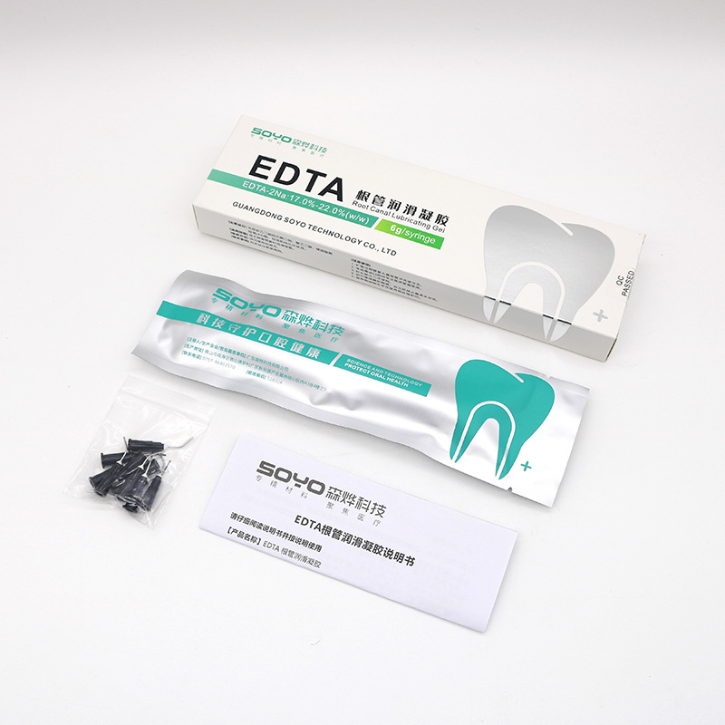 Material oral dental senye EDTA gel 6g canal radicular expansión lubricante enjuague líquido lubricante