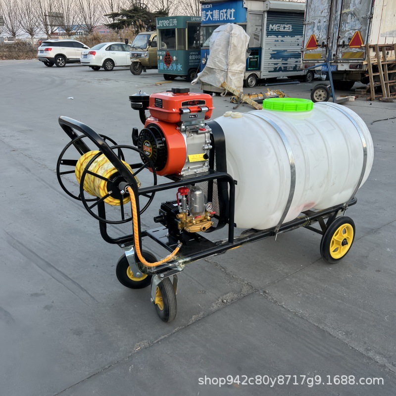 手推式柴油打药机 高压养殖场消毒器 农用绿化电动遥控杀虫喷雾器