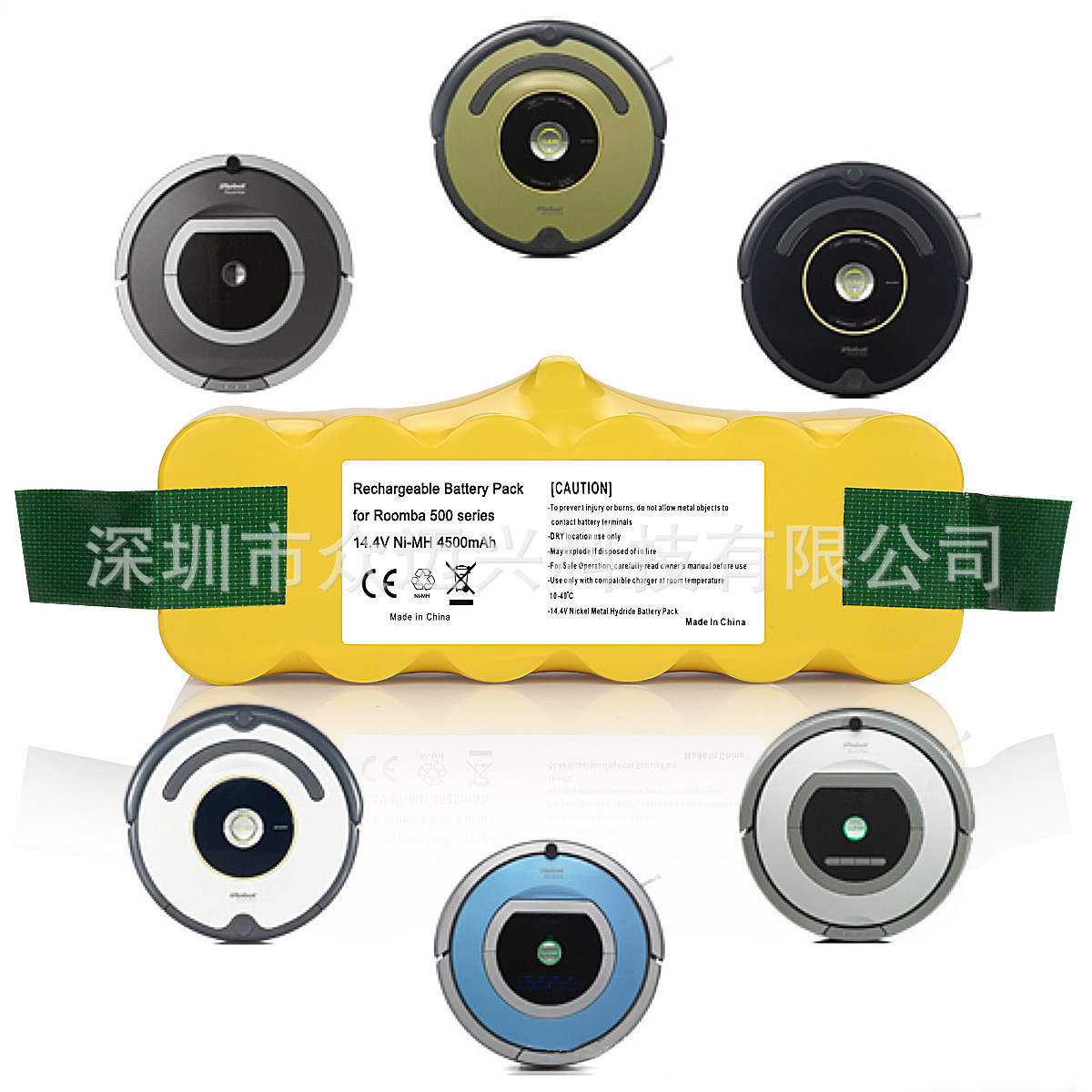 Aplicable a la batería de barrido robot iRobot Roomba 500 600 700 800 900 batería Ni-MH