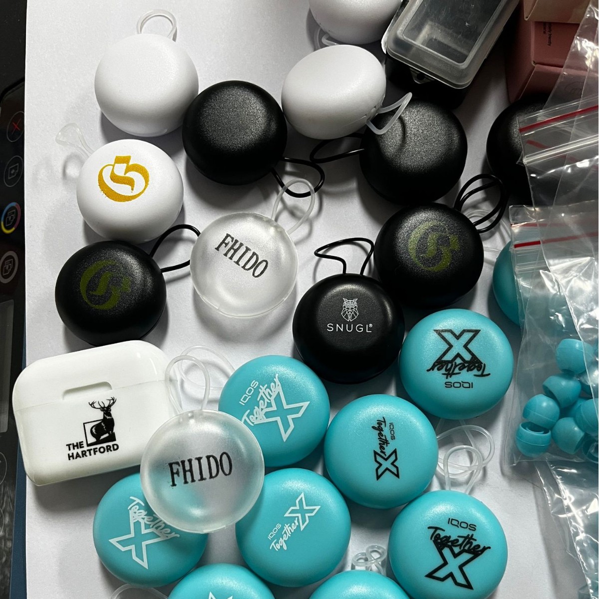 Oval Earplug Box, Small Round Box, Storage Box for Earplugs, Portable Mini Jewelry Storage Black Round Box