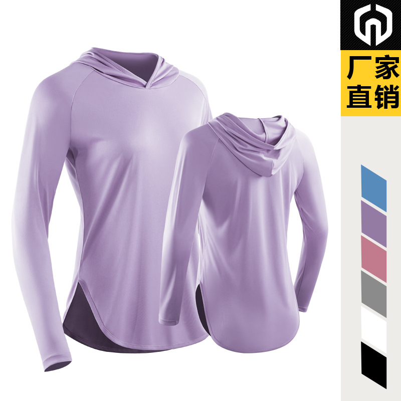 Lulu mismo correr deportes slim-fit adelgazante chaqueta de yoga otoño e invierno de secado rápido fitness con capucha ropa de protección solar image 8