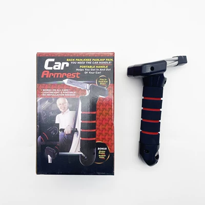 Cross-border foreign trade Car Handle multifunctional three-in-one safety hammer for cars, car window breaker