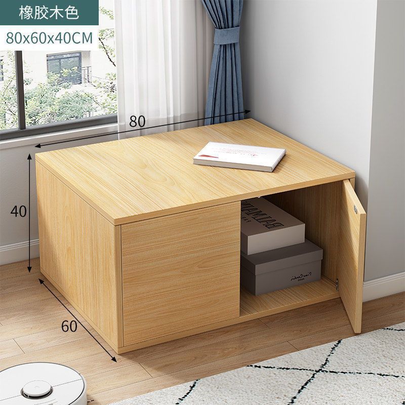 Cama de tatami flotante ventana armario armario de almacenamiento se puede colocar en el suelo balcón ventanas largas cubiertas de almacenamiento de dormitorio doméstico