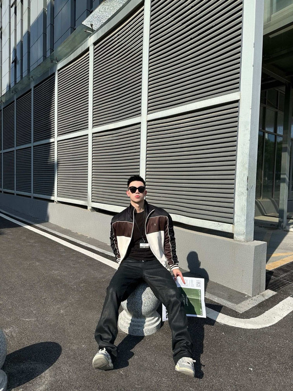 高版本 CE家凯旋门刺绣巧克力拼接撞色休闲夹克男女同款百搭外套|undefined