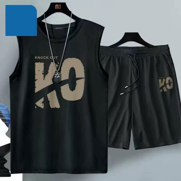 summer silk sports suit