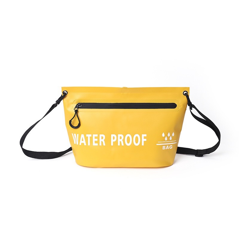 Bolso impermeable con cremallera de ocio al aire libre transfronterizo Bolso de baño impermeable de un solo hombro Bolso de viaje para hombres y mujeres Bolso de baño
