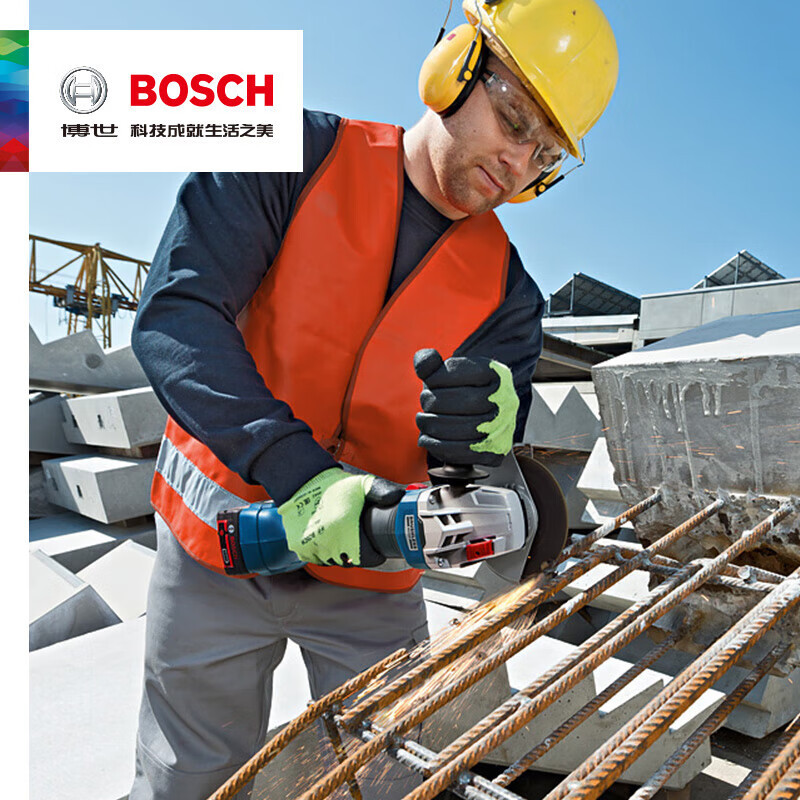 Bosch Bosch GWS18V - 10 Molino de ángulo de litio recargable sin escobillas Molino de ángulo de corte y pulido