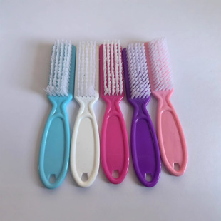 Manufacturer Produces Nail Art Brush, Nail Brush, Plastic Translucent Colorful Strip Brush, Dust Removal Brush, Manicure Tool Wholesale