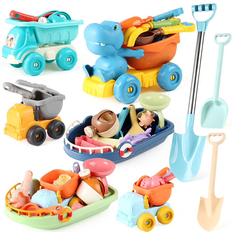 Juguetes de playa de verano, pala de arena, castillo de playa, reloj de arena, juego de juguetes de ocio de playa, juguetes de arena y agua