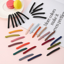 简约发夹网红侧边碎发夹子一字夹流海女百搭后脑勺黑色韩国发卡子