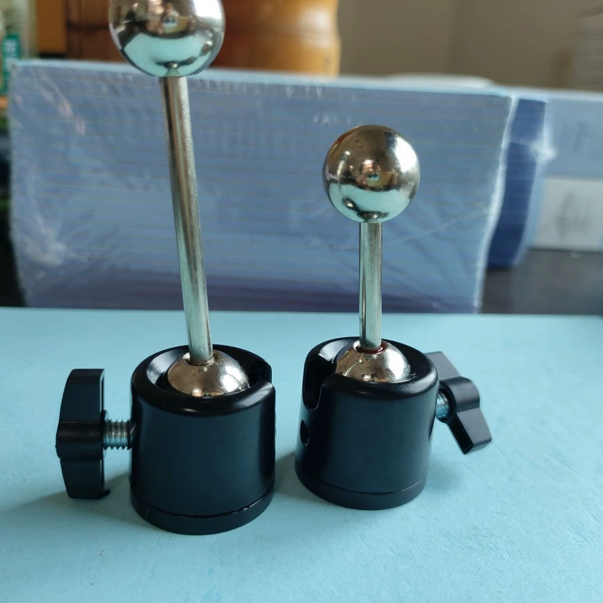 Шаровая головка с двойной шариковой головкой, металлический штатив, вращающаяся универсальная головка, аксессуары для штатива, шаровая головка 1/4, шаровая головка