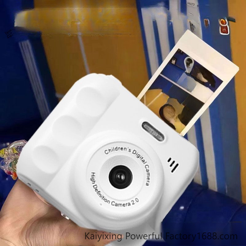 High-Definition Dual-Camera Cute Digital Camera for Campus Student Parties, Polaroid Camera That Can Take Pictures and Transfer Them to Mobile Phones for Color Photography