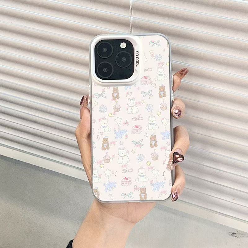 Nuevo cachorro de dibujos animados para iPhone 16 funda para teléfono móvil Apple 15promax/14 femenino 13pro12 lindo 11