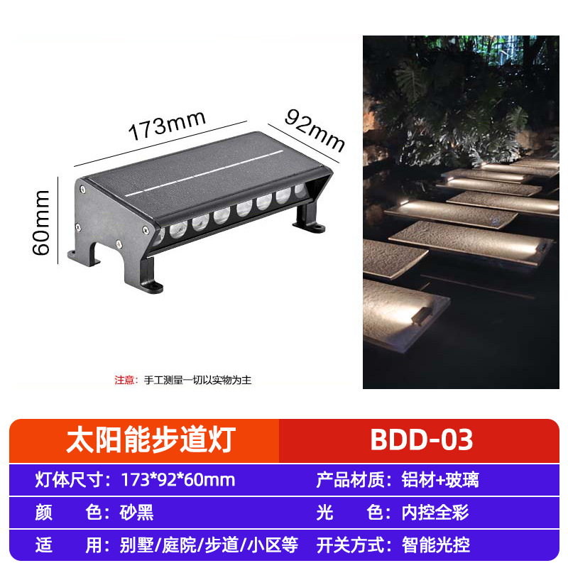 Luz solar de lavado de pared exterior impermeable LED camino luz jardín muro exterior luz de línea de pared ambiente luz de patio