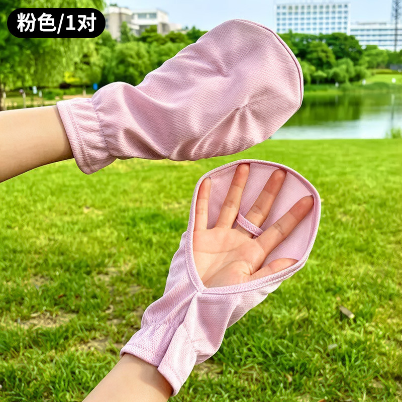 Guantes de Protección Solar para Mujer de Poliéster, Transpirable, para Ciclismo y Conducción al Aire Libre image 6