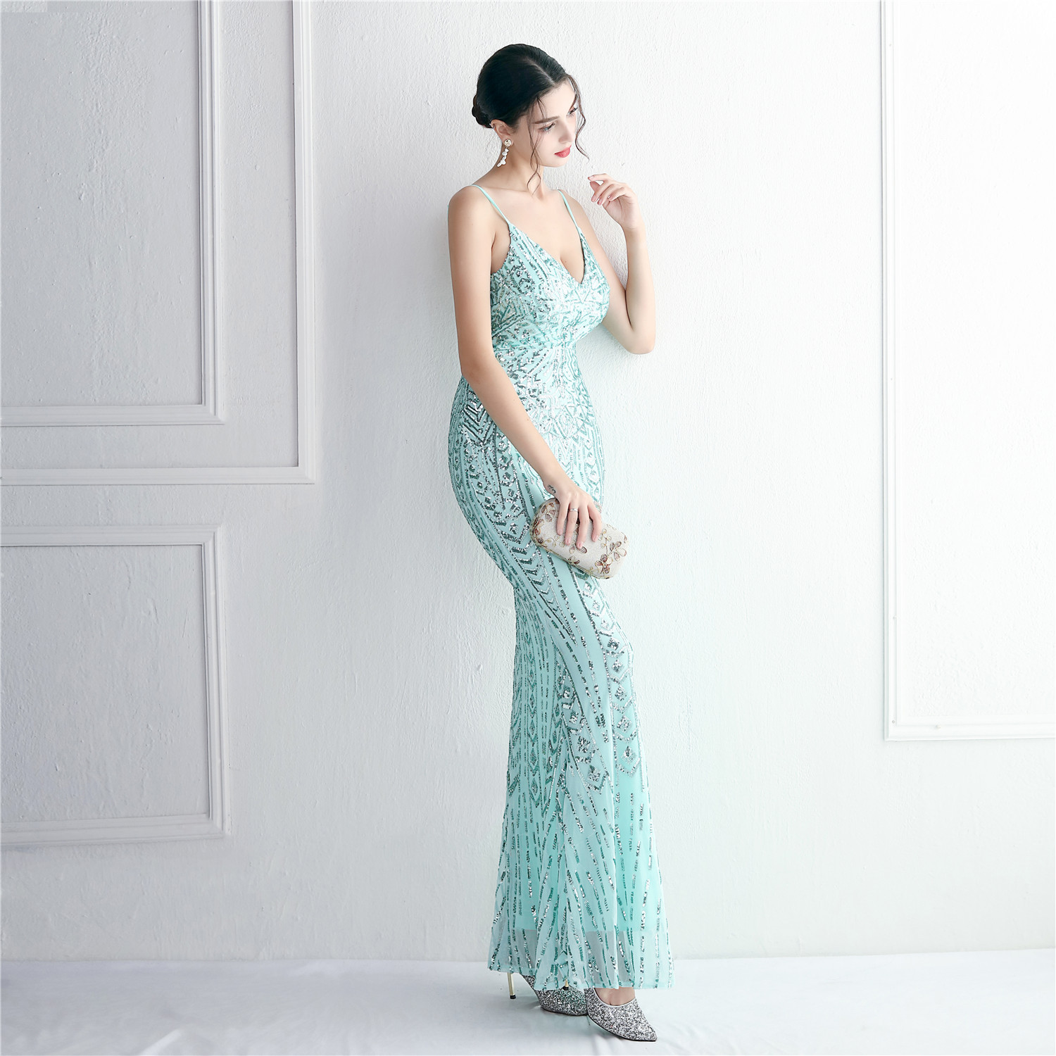 D9360 1620K ÁO HAI DÂY NỮ YIEOUBA DÁNG ÔM BODY GỢI CẢM SEXY HỌA TIẾT HOA HAI DÂY HỞ VAI THỜI TRANG NỮ G05 SẢN PHẨM MỚI