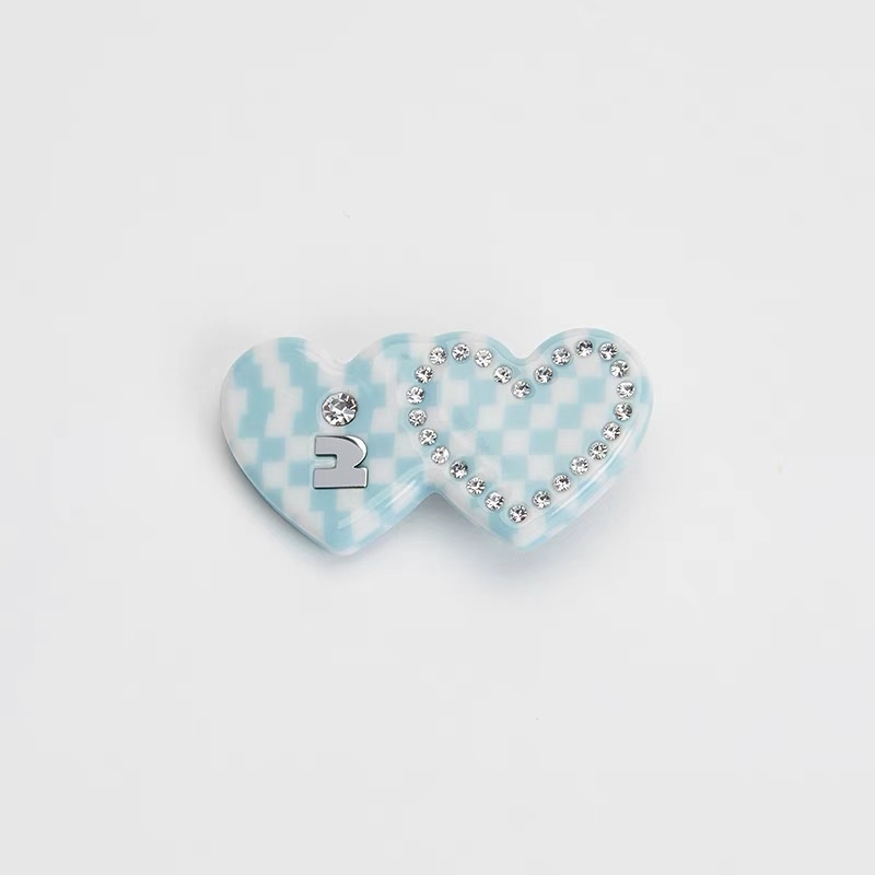 All Seasons Season Vintage Style Classic Style Women's Heart Shape Arylic Hair Clip