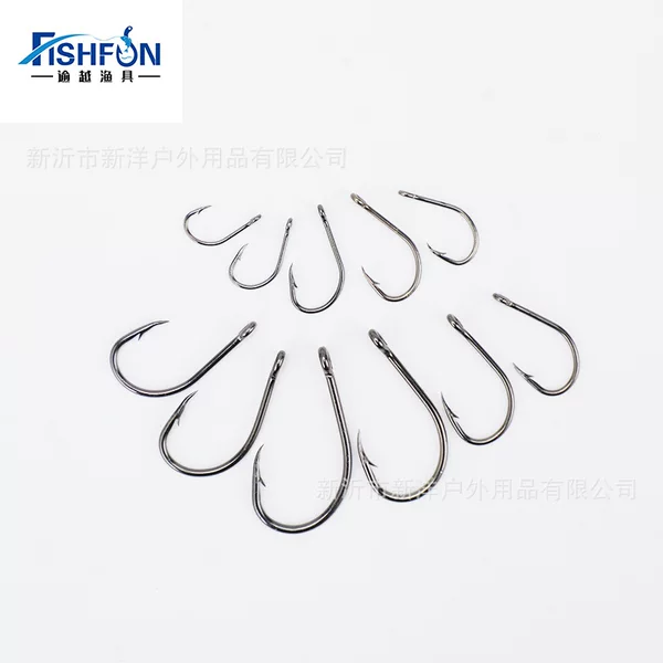 in stock high carbon steel 8217 pipe pay fishing hook FAULTLESS O'SHAUGHNESSY HOOK bulk wholesale