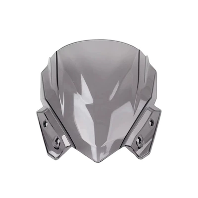 Motorcycle front windshield 2017-2019 front windshield, windscreen - gray