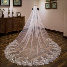 W 62990 Sequin lace bridal veil ��Ƭ��˿����ͷɴ�羳��ó