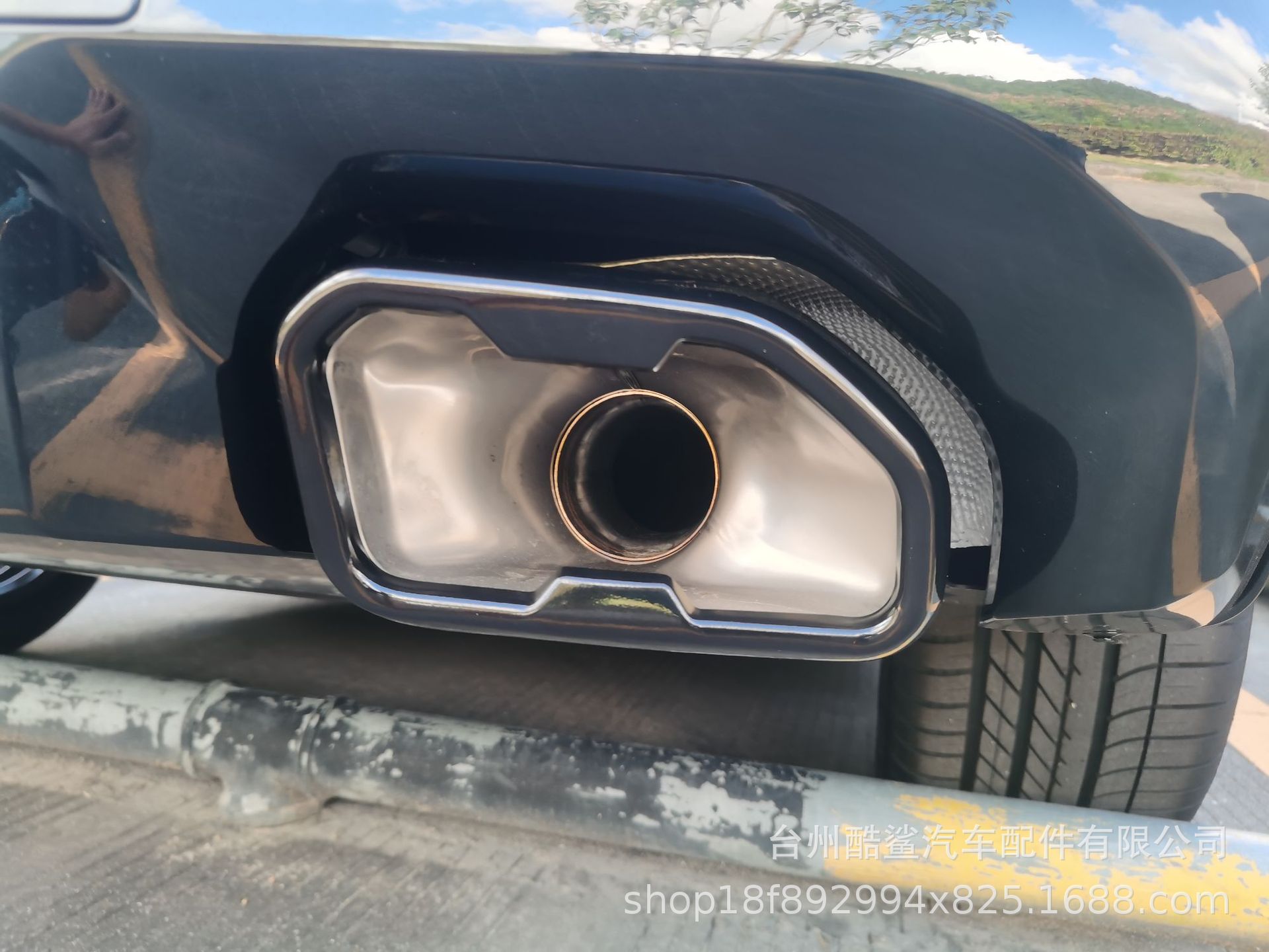 2022-2024 Bmw X3 M40 G01G02 Exhaust Pipe Modified Tail Throat Black Black Warrior