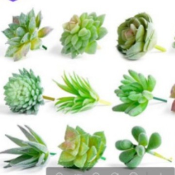 Artificial suculenta 16 traje de Planta artificial micro paisaje retro bonsai planta decoraciones adornos
