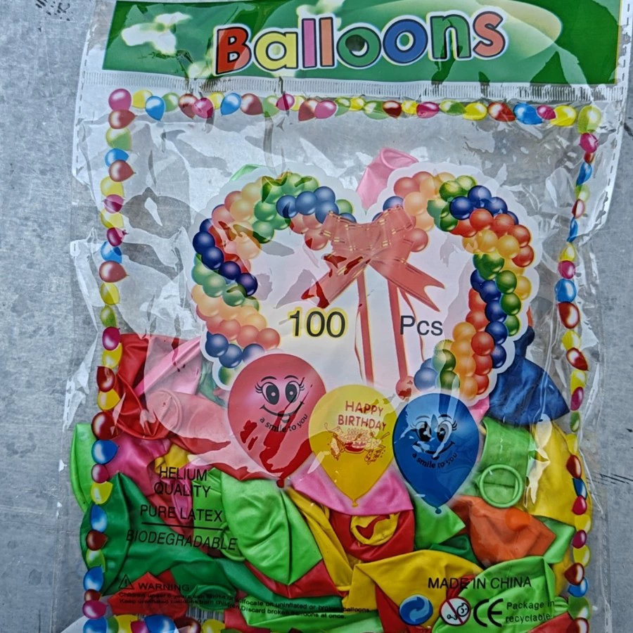 Round balloon, nail decoration, 2 gram, increased thickness, new collection, 10 inch